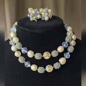 Vintage Necklace and Earrings